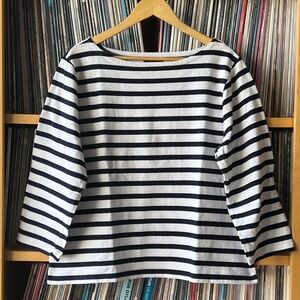 Striped Mariner Cloth Boatneck Tee